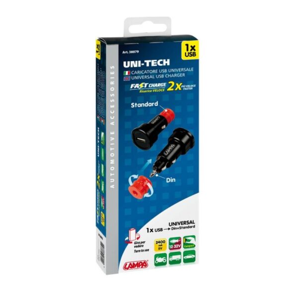 CARGADOR DE BATERIA UNIVERSAL USB 12/32V 2700mA (CARGA RAPIDA) - Imagen 7