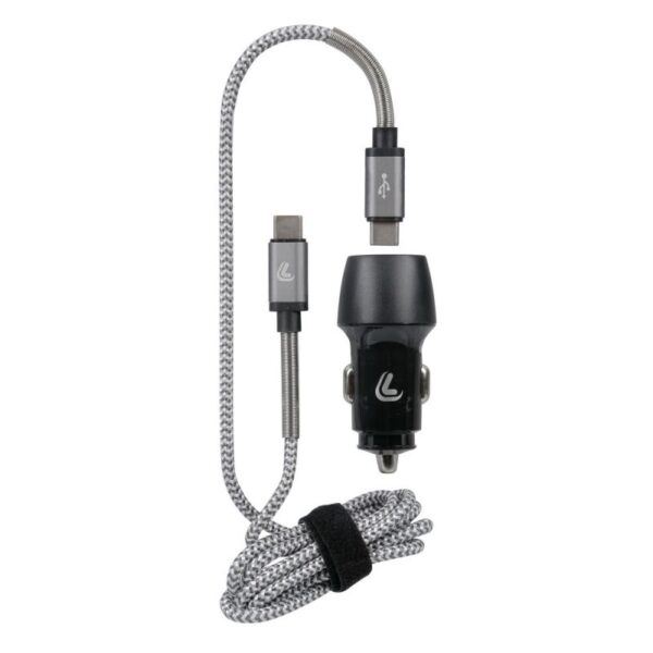CARGADOR DOBLE TOMA (USB Y TIPO C) + CABLE DE TIPO C A TIPO C - Imagen 5
