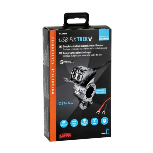 CARGADOR DOBLE USB 12/24V 5400mA RESISTENTE AGUA - Imagen 8
