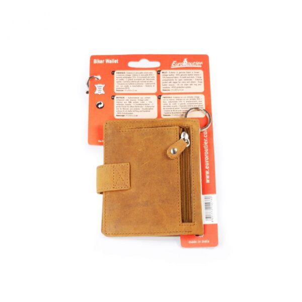 CARTERA CORTA MARRON CON CADENA - Imagen 6