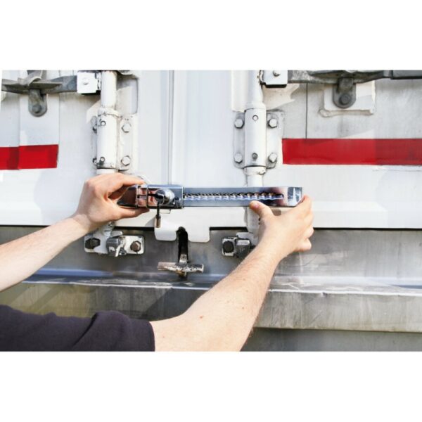 CIERRE SEGURIDAD CAMION PUERTA TRASERA 22-43 CM ACERO CROMADO - Imagen 4