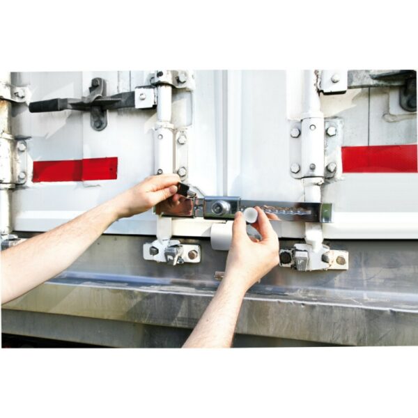 CIERRE SEGURIDAD CAMION PUERTA TRASERA 22-43 CM ACERO CROMADO - Imagen 6