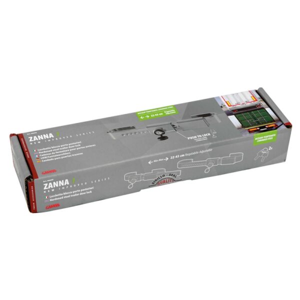 CIERRE SEGURIDAD CAMION PUERTA TRASERA 22-43 CM ACERO CROMADO - Imagen 9