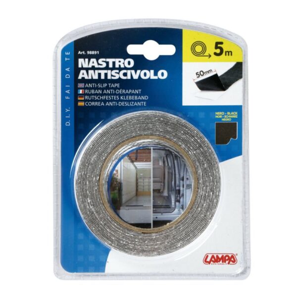 CINTA ADHESIVA ANTIDESLIZANTE 50 MM X 5 M - Imagen 7