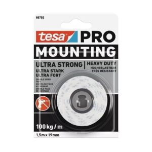 CINTA DE DOBLE CARA TESA PRO MOUNTING UNIVERSAL1,5M X 19 MM