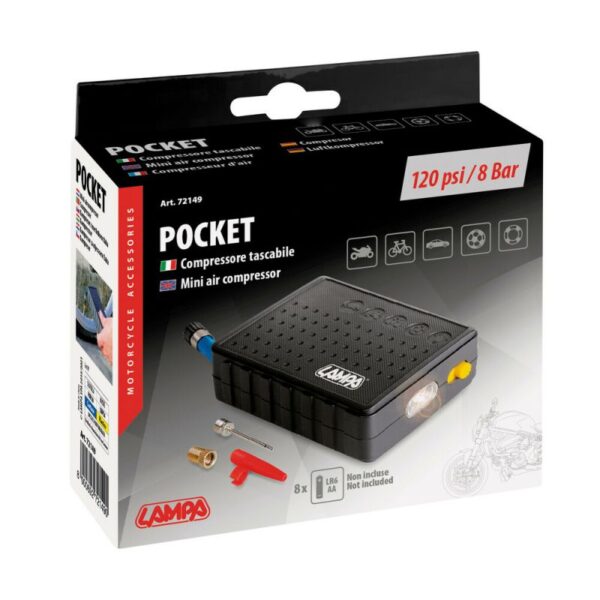 COMPRESOR PORTATIL CON LINTERNA LED - Imagen 8