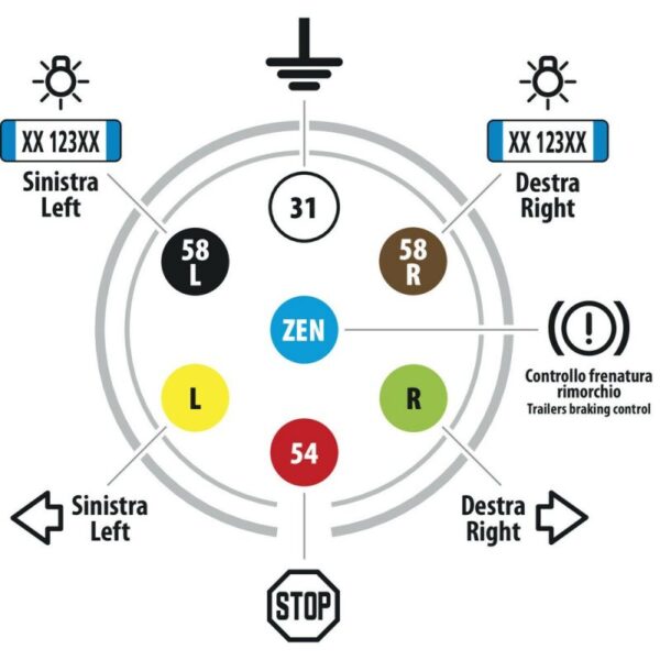 CONECTOR 7 POLOS 24N 24V - Imagen 3