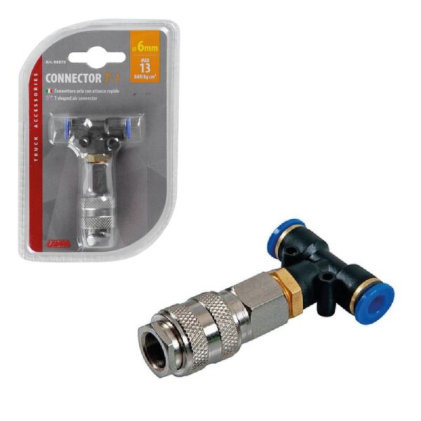 CONECTOR DE AIRE T-1 6 MM - Imagen 4