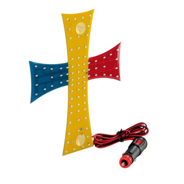 CRUZ LED RUMANIA 24V 81 LED 200X250 MM CABLE 185 CM - Imagen 3