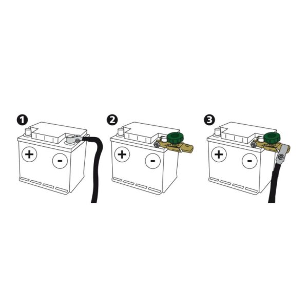 DESCONECTADOR DE BATERIA 12/24V MAX 175A - Imagen 3