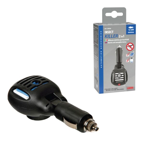 DIFUSOR ANTIMOSQUITOS KILLER 2 EN 1 ANGULO DE GIRO LUZ LED 12/24V - Imagen 7