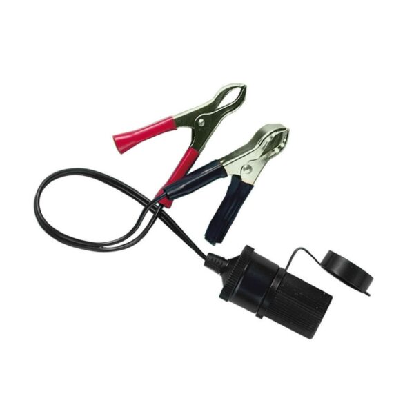 ENCHUFE CON PINZAS DE BATERIA 12/24V