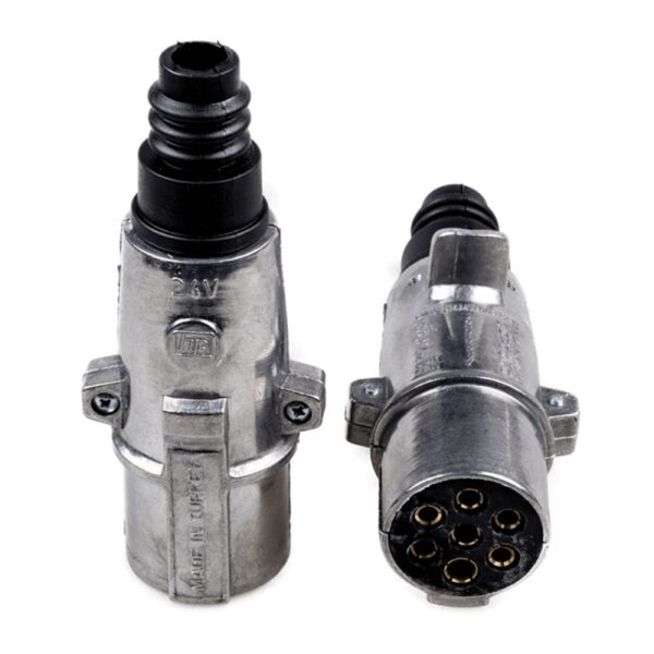 ENCHUFE ELECTRICO METAL TIPO N 24V (2 UNIDADES) - Imagen 4