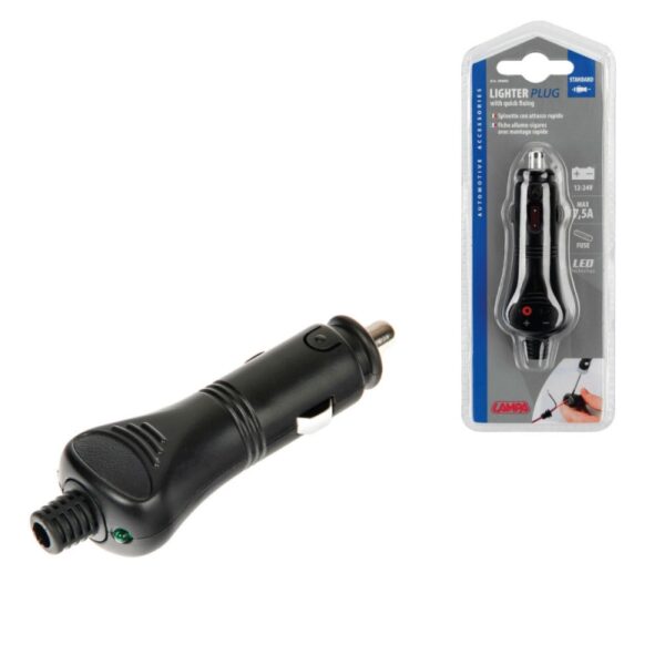 ENCHUFE MECHERO CONEXION RAPIDA INDICADOR LED 12V/24V 7'5A - Imagen 5