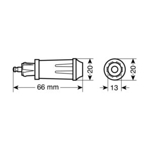 ENCHUFE MECHERO DIN 12/24V 15A