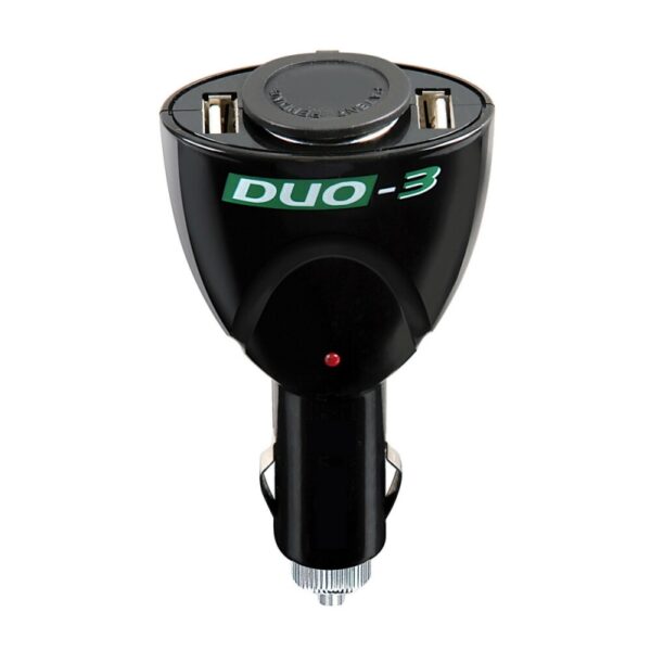 ENCHUFE MECHERO DUO3 1 TOMA STANDARD 2 USB 12V 5W - Imagen 5