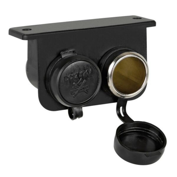 ENCHUFE MECHERO EXT-4 2 TOMAS INTERIOR Y EXTERIOR IMPERMEABLE 15A 12/24V - Imagen 4