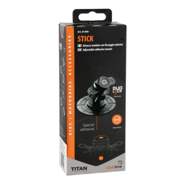 ENGANCHE TITAN OPTI-LINE ARTICULADO CON FIJACION ADHESIVA  360º - Imagen 6