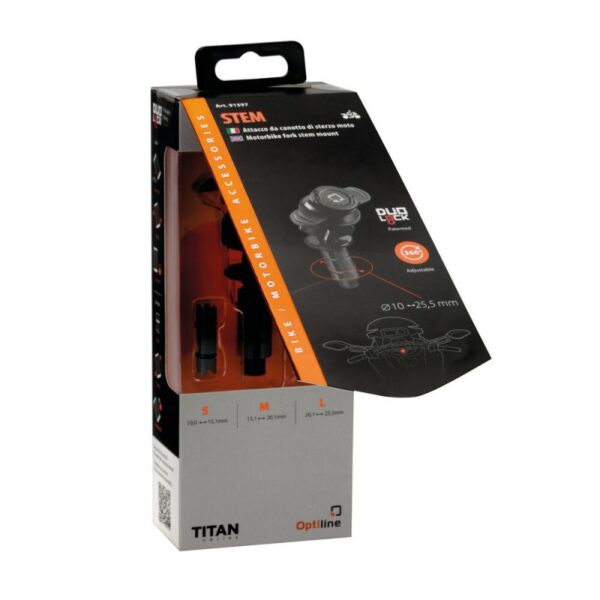 ENGANCHE TITAN OPTI-LINE PARA TUBO DE DIRECCION DE MOTOCICLETA - Imagen 10