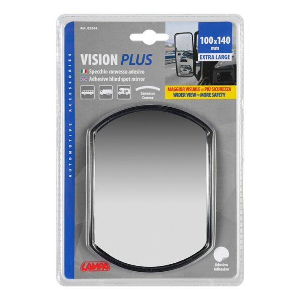 ESPEJO RETROVISOR ADHESIVO CONVEXO 140*100MM - Imagen 8