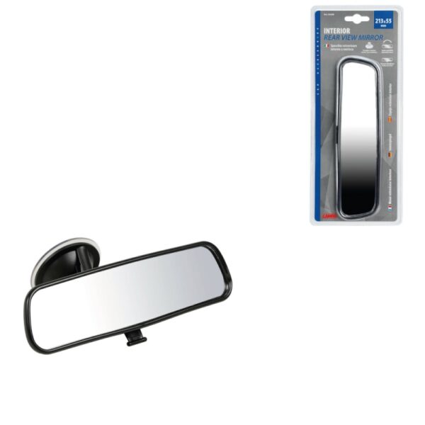 ESPEJO RETROVISOR INTERIOR CON VENTOSA 200X65MM - Imagen 2