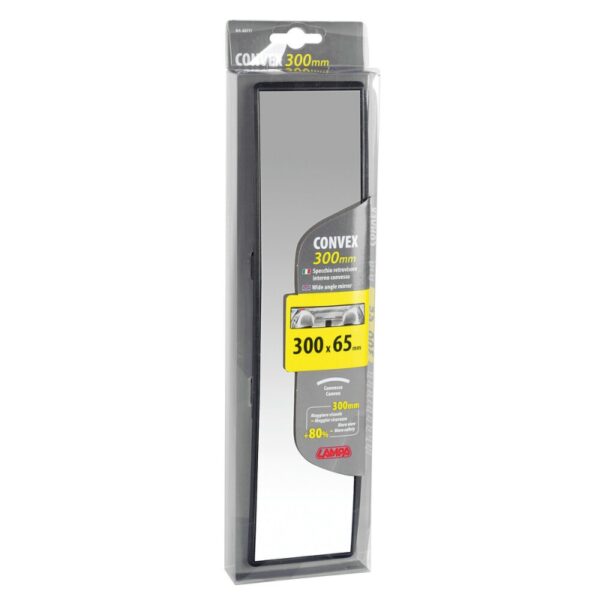 ESPEJO RETROVISOR INTERIOR CONVEXO PANTALLA ANCHA 300X65 MM - Imagen 5