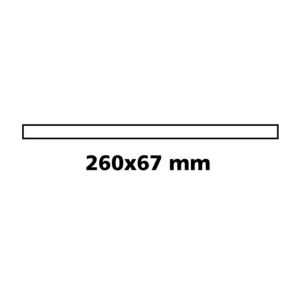 ESPEJO RETROVISOR INTERIOR PANORAMICO 260X67 MM - Imagen 3