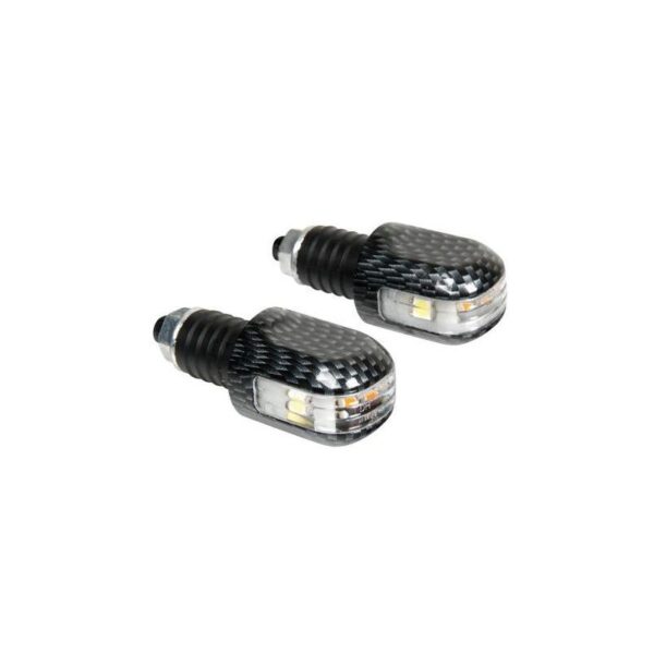 ESTABILIZADOR MANILLAR CON LUZ LED 3 FUNCIONES CARBON - Imagen 3