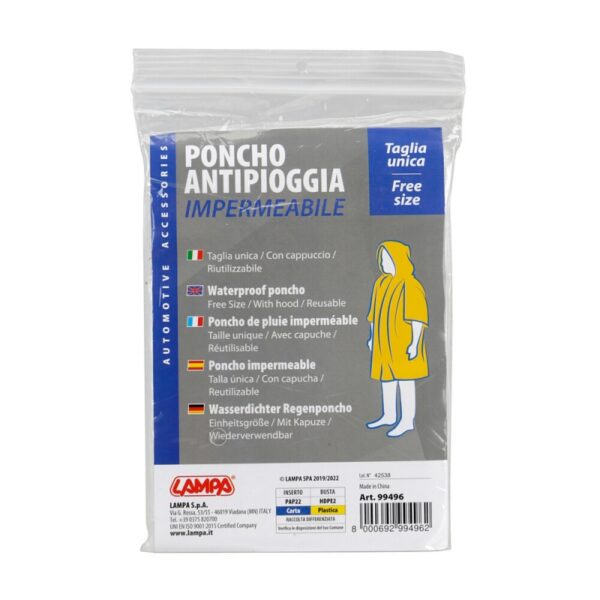 EXPOSITOR DE PONCHOS IMPERMEABLES (24 UNIDADES)