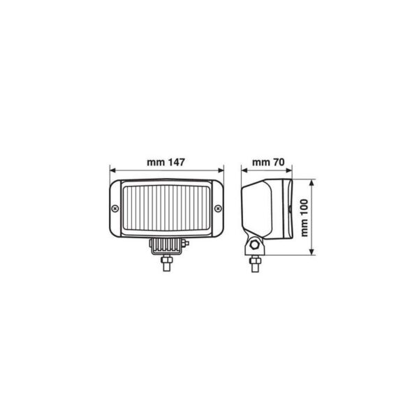 FARO HALOGENO LUZ BLANCA H3 12V 55W (2 UNIDADES) - Imagen 3