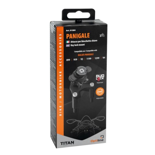 FIJACION BLOQUE DE LLAVE COMPATIBLE CON DUCATI 899, 959, V2, 119, 1299 - Imagen 8