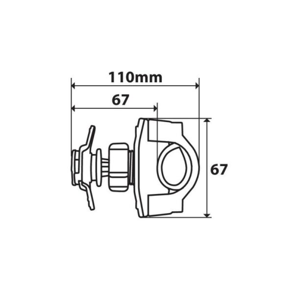 FIJACION PARA MANILLAR OPTI-LINE   16 a 32 MM - Imagen 14