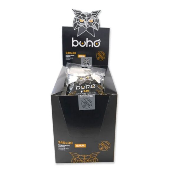 FILTROS DE FUMAR BUHO 6 MM SLIM (BOLSA DE 240 UNIDADES)
