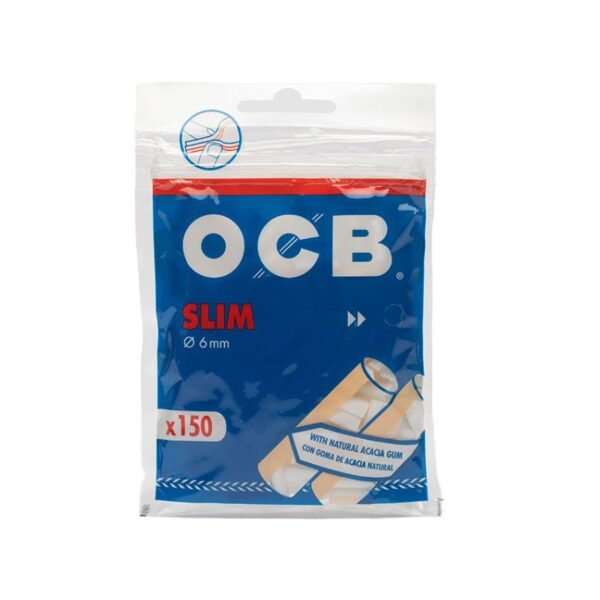 FILTROS DE FUMAR OCB 6 MM SLIM (BOLSA DE 150 UNIDADES) - Imagen 2
