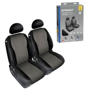 FUDAS DE ASIENTO DELANTERO CON REPOSACABEZAS UNIVERSALES ANTRACITA