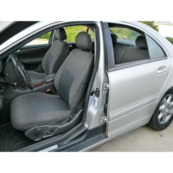 FUNDA ASIENTO START LINE EN POLIESTER 8 PIEZAS NEGRO - Imagen 3