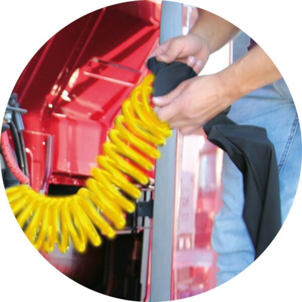 FUNDA ELASTICA PARA MANGUERAS DE AIRE (AMARILLO) - Imagen 4