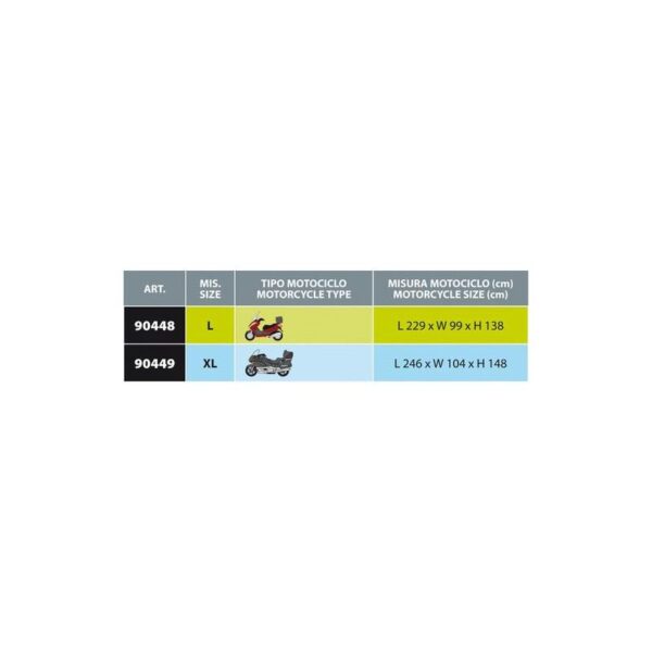 FUNDA PARA MOTOCICLETA PVC TALLA XL - Imagen 2