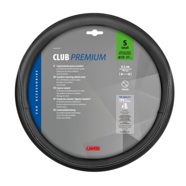 FUNDA VOLANTE CLUB PREMIUM NEGRO 35-37 CM - Imagen 3