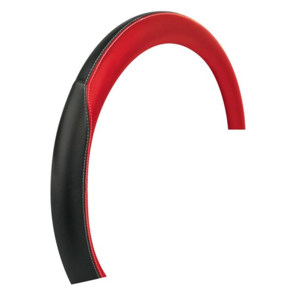 FUNDA VOLANTE CLUB PREMIUM NEGRO ROJO 46-48 CM - Imagen 2