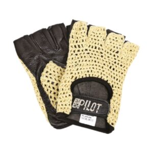 GUANTE DE CONDUCIR PILOT NEGRO (SELECCIONE TALLA)
