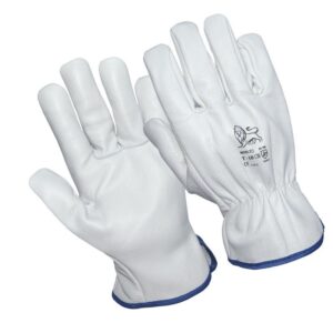 GUANTE FASEBA CONDUCTOR PIEL VACUNO GRIS (SELECCIONE TALLA)