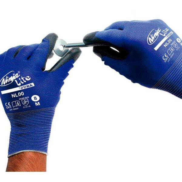 GUANTE JUBA NINJA LITE NYLON AZUL TALLA 9 - Imagen 3