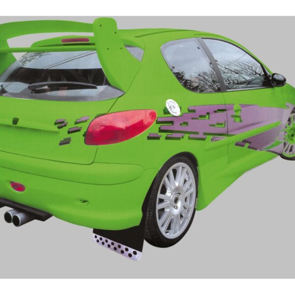 GUARDABARROS UNIVERSALES PLASTICO 2 PIEZAS - Imagen 3