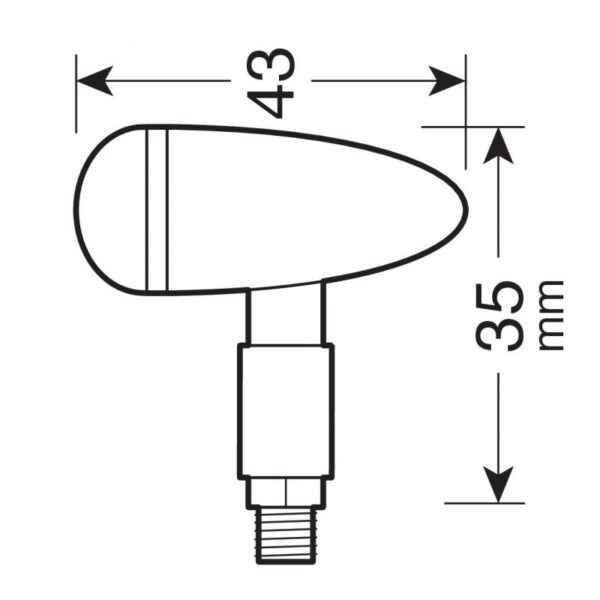 INTERMITANTE DE LED NEGRO - Imagen 4