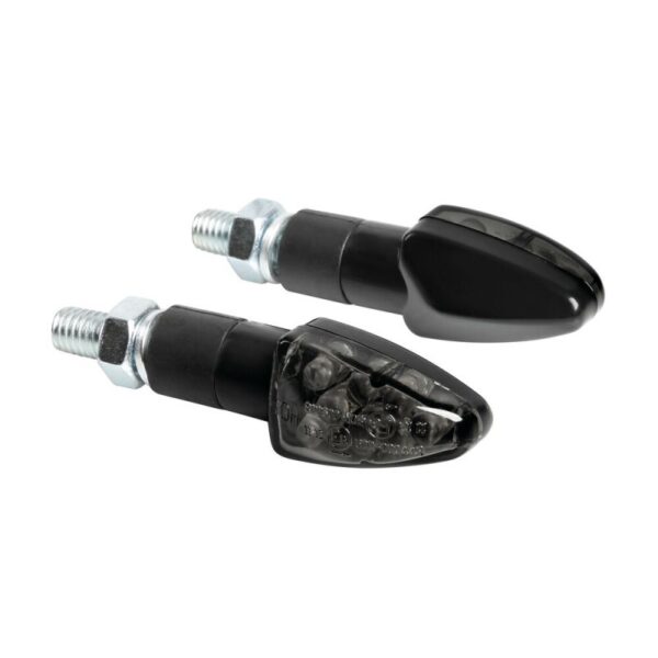 INTERMITENTE LED CARBON MODELO ATOM 12V HOMOLOGACION E - Imagen 2
