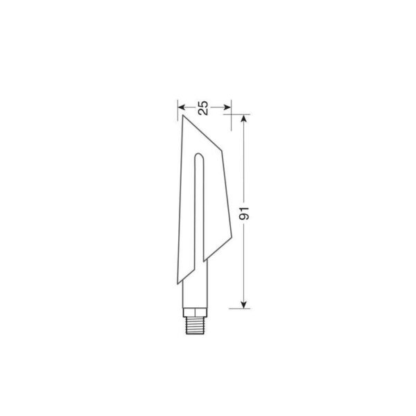 INTERMITENTE LED MOTO MODELO CICLON 12V HOMOLOGADO - Imagen 2