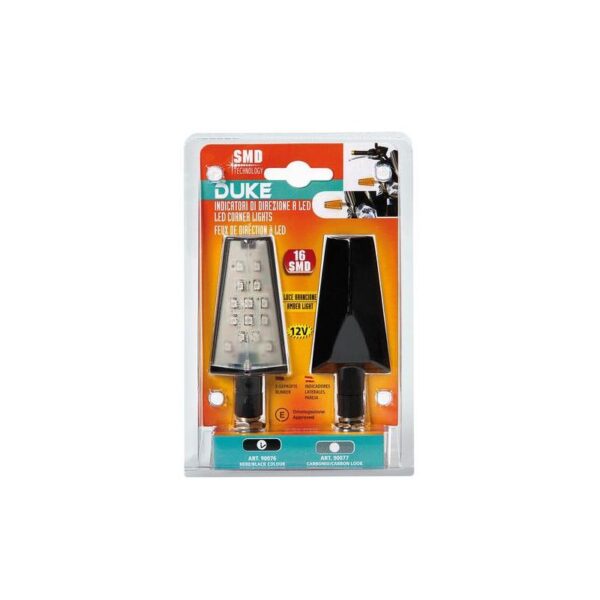 INTERMITENTE LED NEGRO MODELO DUKE 12V HOMOLOGACION E - Imagen 3
