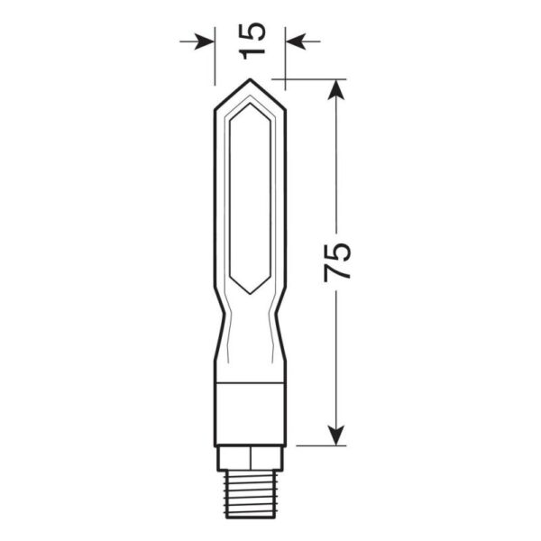 INTERMITENTE SECUENCIALES 12V NEGRO - Imagen 2
