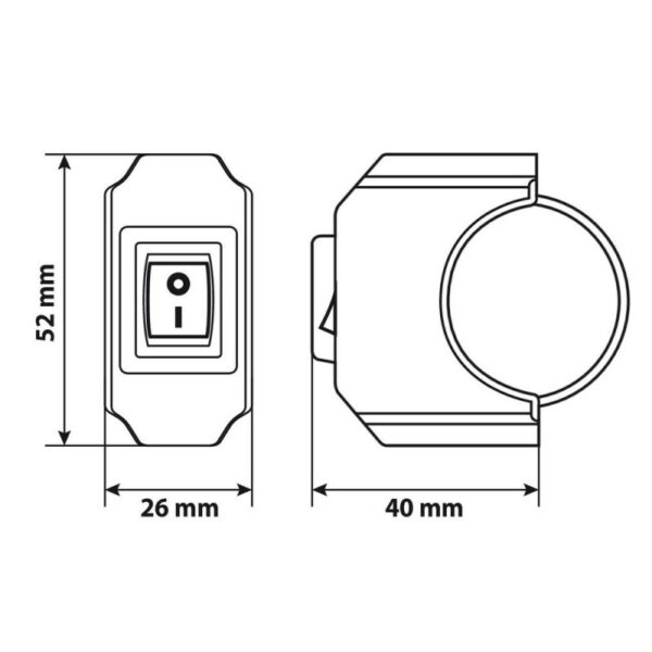 INTERRUPTOR 12V 6a - Imagen 3